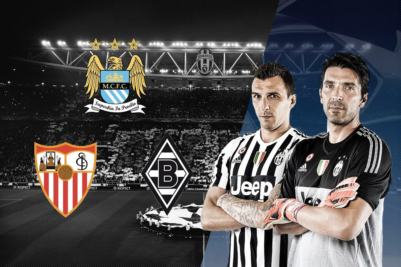 Rivali Champions: perdono Siviglia e Borussia. Momento magico per il City