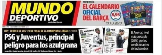 AS e Mundo Deportivo: evitiamo la Juve