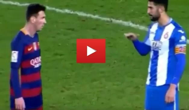 VIDEO/ Gonzalez provoca Messi in Espanyol-Barcellona, la risposta dell’argentino è tutta da ridere!