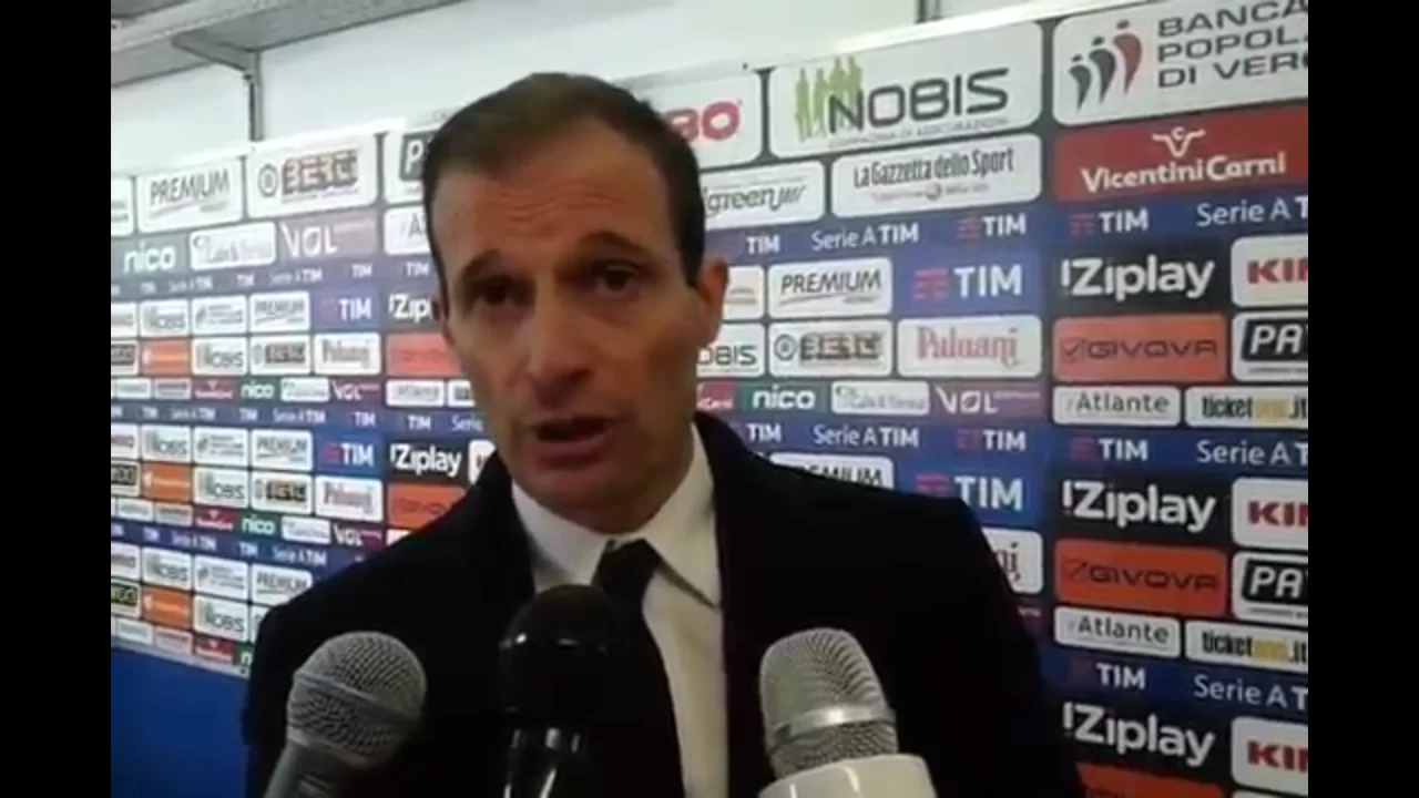 SJ VIDEO/ Allegri: “Importante che i ragazzi stiano bene, ho bisogno di tutti loro per vincere”