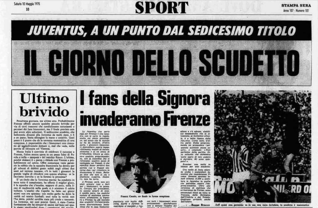 Fiorentina-Juventus e lo scudetto sfumato