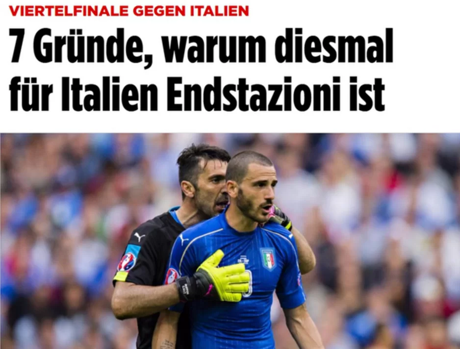 La Bild è sicura: “Ecco i 7 motivi per cui l’Italia è spacciata”. C’è anche Khedira