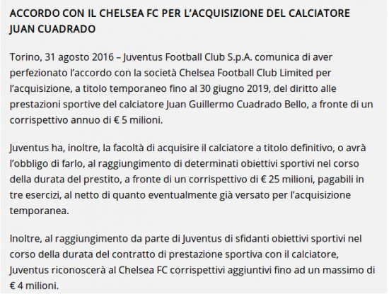 cuadrado-comunicato-juve