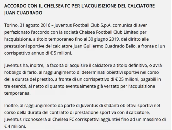 cuadrado-comunicato-juve