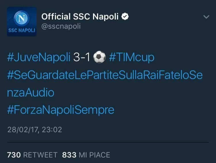 Juve-Napoli: Giuntoli mancanza di stile, le società non possono fare come i tifosi