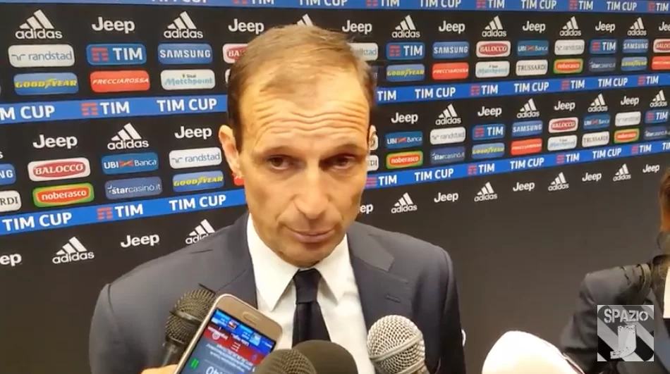 VIDEO – Allegri: “Non passavamo da tempo in svantaggio, bella risposta dei ragazzi”