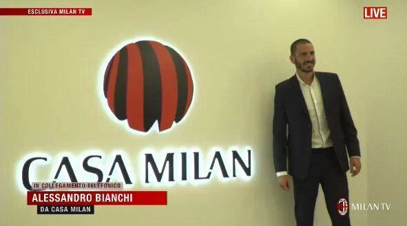 Bonucci elogia il Milan: “Non si vincono 7 Champions League per caso”