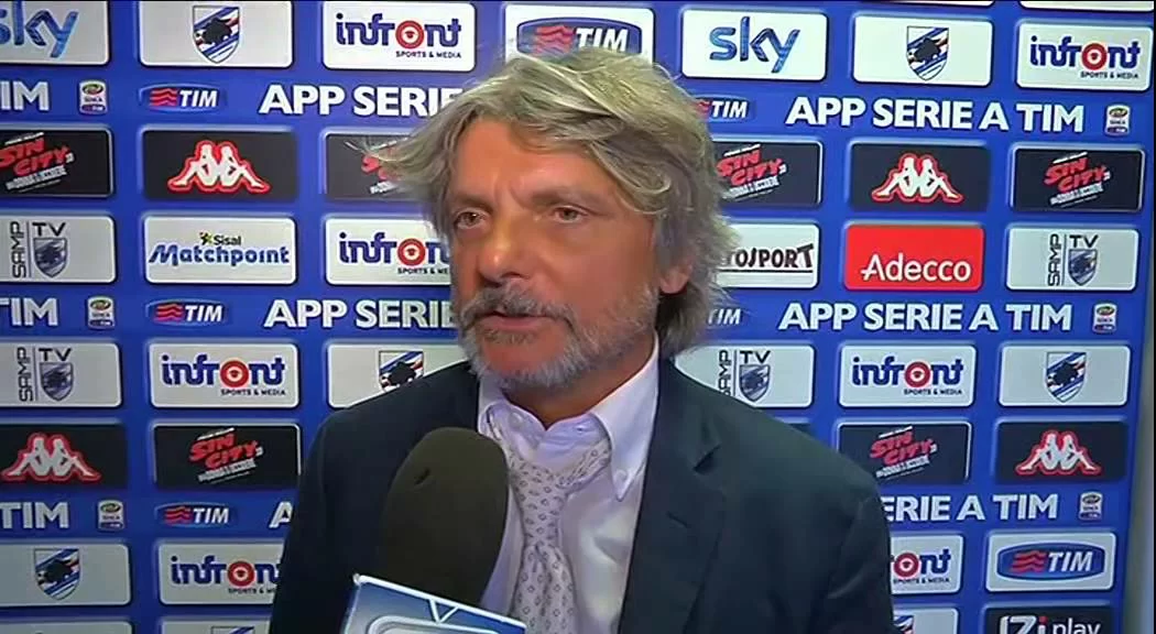Ferrero: “Se la Samp batte la Juve mi faccio i capelli come Nainggolan”