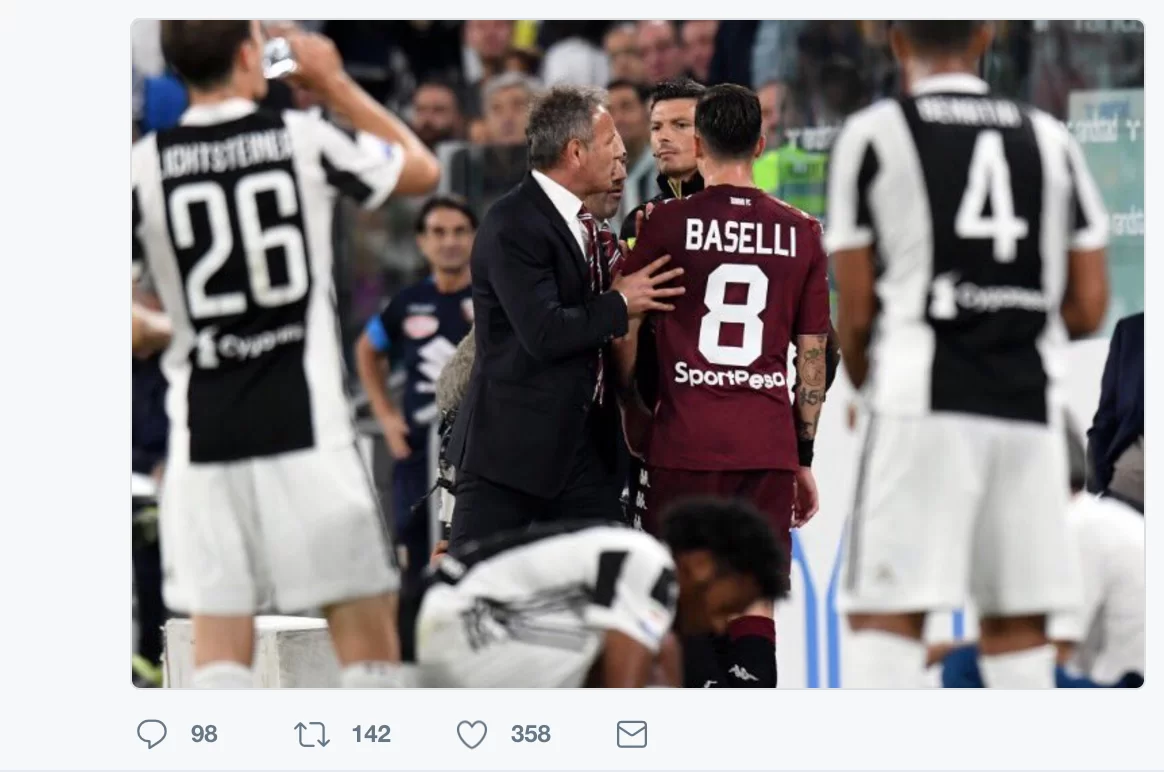 Cairo: “Giocare in 10 non è facile. In 11 sarebbe stata un’altra partita”