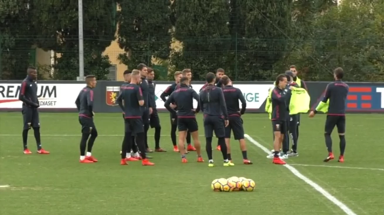 Qui Genoa: tre giocatori in dubbio per lunedì