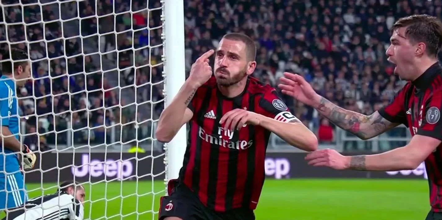 Sul 4-0 intero settore bianconero canta: “O Bonucci, sciacquati la bocca!”