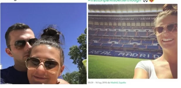 FOTO – Bufera sull’arbitro Oliver, c’entra la moglie Lucy: guardate cosa ha fatto a Madrid!