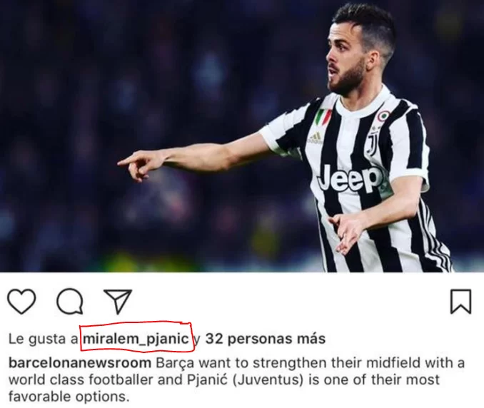 Pjanic rassicura tutti e smentisce le voci sul Barcellona: “Solo un like ad una foto, fake news”