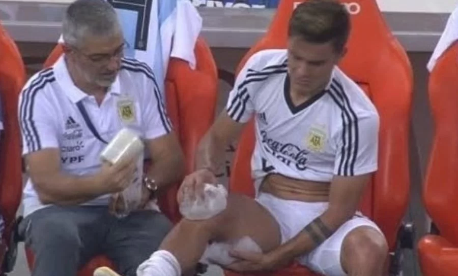 FOTO – Ansia Juventus: infortunio al ginocchio per Dybala con l’Argentina!