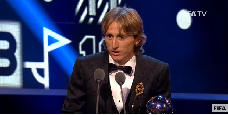 Golden Foot 2019, Modric batte Ronaldo e Chiellini