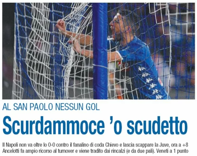 Libero – “Scurdammoce ‘o scudetto”. Campionato già chiuso?