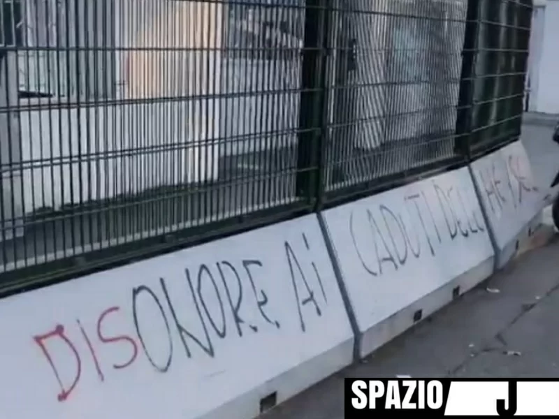 Vergogna davanti allo stadio Grande Torino: spunta la scritta contro l’Heysel