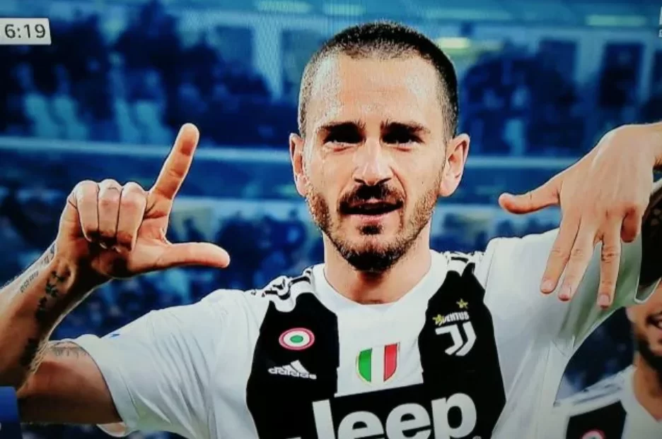 Juventus-Frosinone, Bonucci segna e fa questo gesto: ecco cosa significa