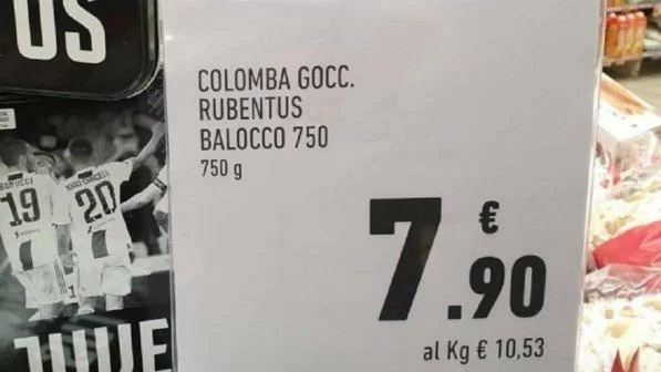 Scrive “Rubentus” sulle colombe della Juve: commesso rischia il licenziamento