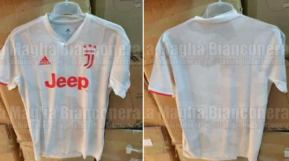 Juventus, svelata la possibile seconda maglia della stagione 2019/20