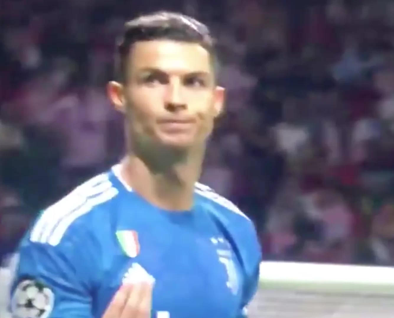Ronaldo punge i tifosi dell’Atletico Madrid! Avete visto cosa ha fatto a fine partita?