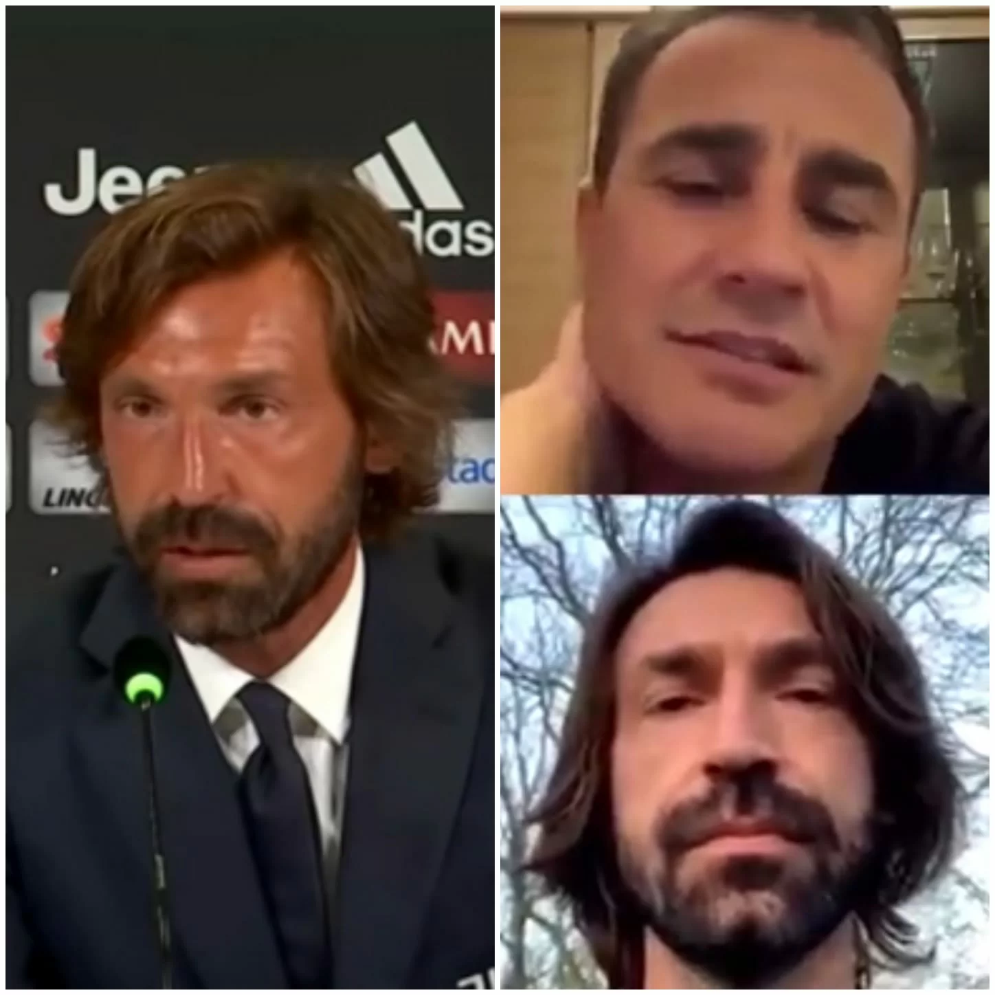 Pirlo a Cannavaro: “Modulo preferito? Il 4-3-3. Hai preso Ronaldo ma devi saperlo innescare”