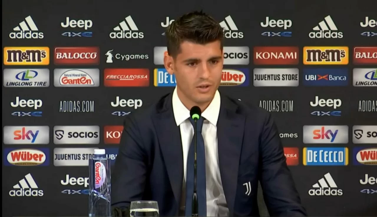 Alvaro Morata si presenta: “La Juventus è l’occasione della vita per me.”