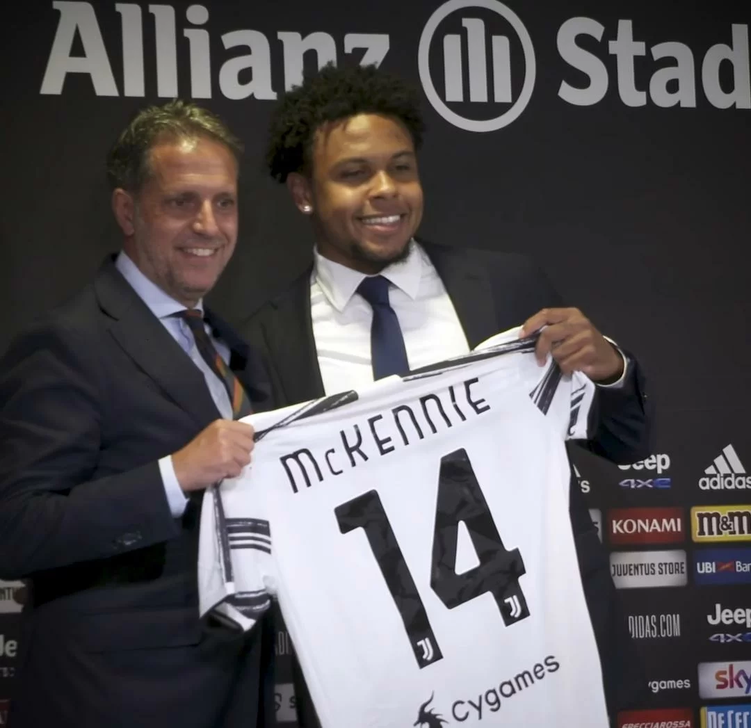 McKennie da record: è il primo americano titolare in CL con una squadra italiana