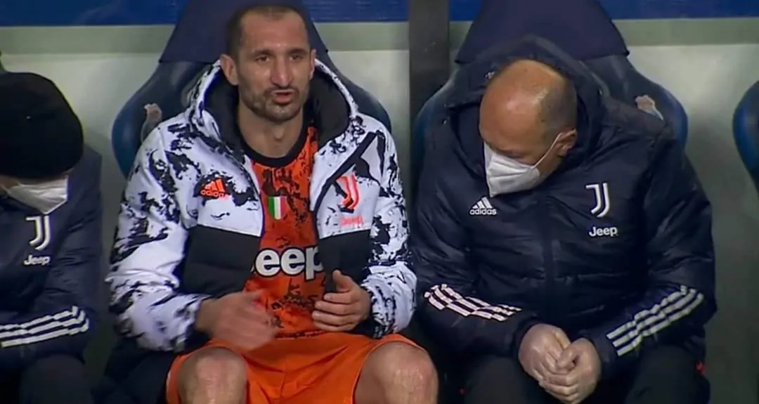 Infortunio per Chiellini, al suo posto dentro Demiral