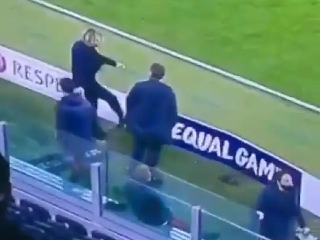 Juve-Porto, Nedved furioso a fine gara: calci ai cartelloni