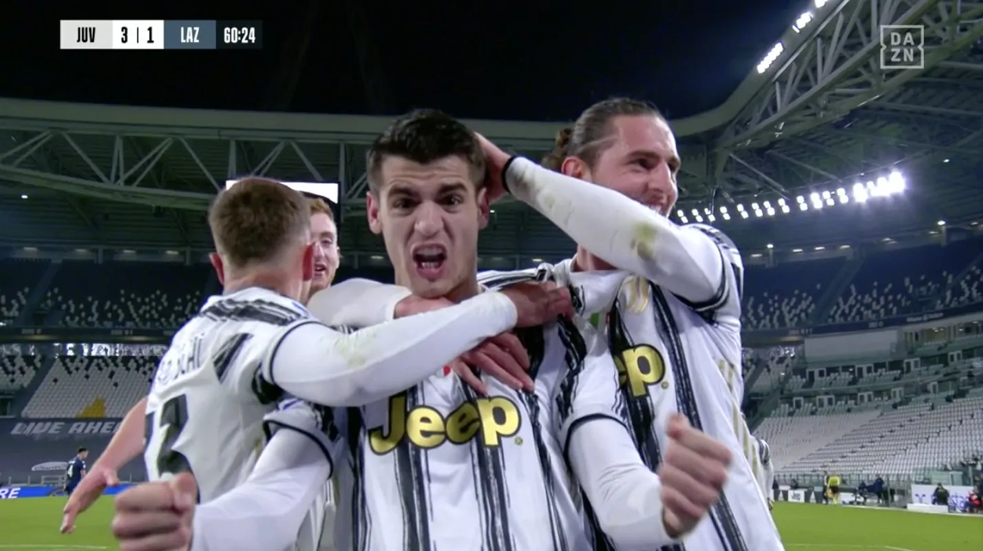 Altro che seconda scelta: Morata onnipresente nei gol della Juventus