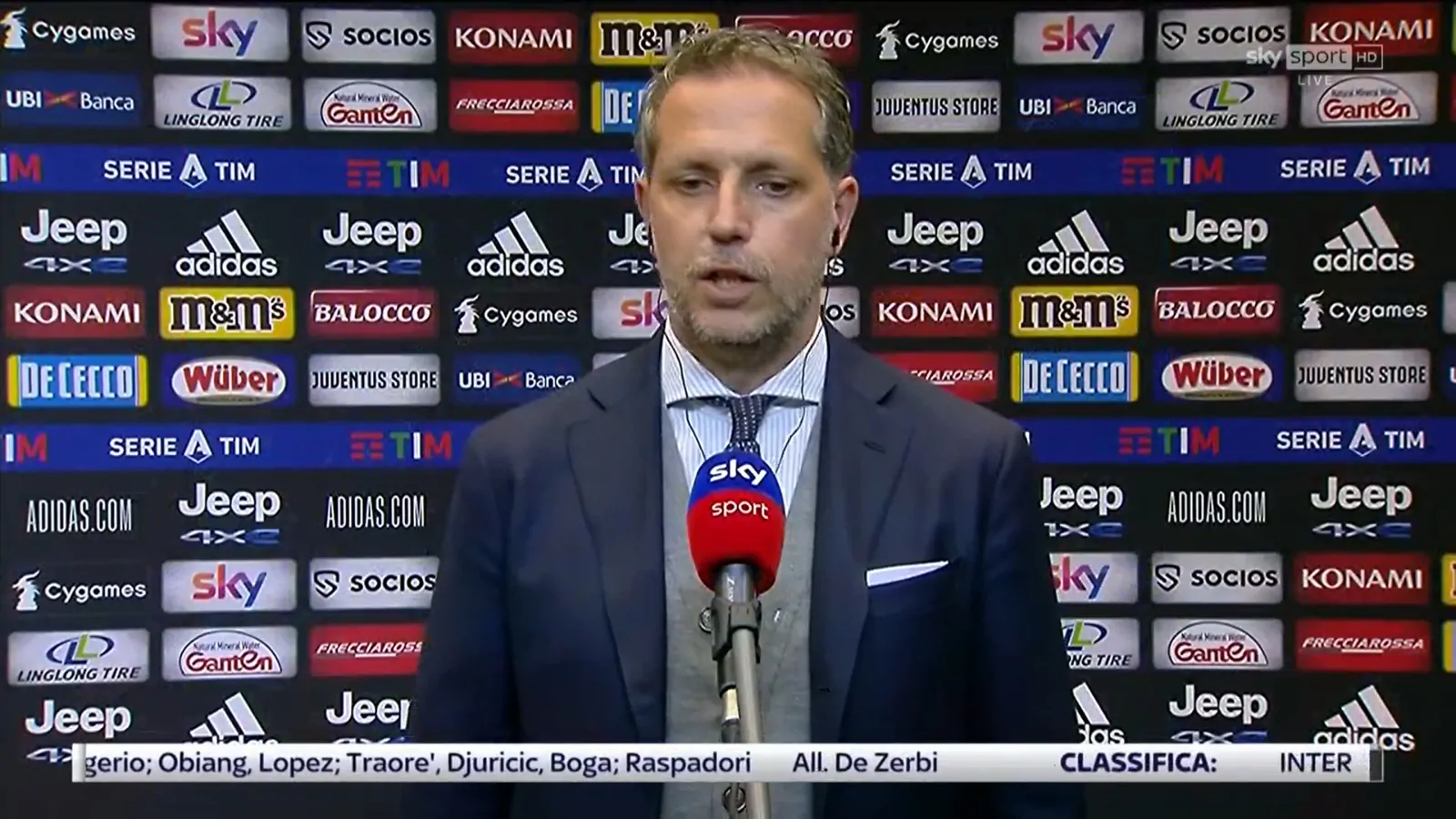 Paratici: “Abituati alle pressioni, Pirlo tranquillo. Fuori dalla Champions? È una non ipotesi”