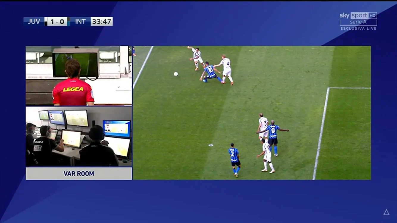 Altro giro al VAR per Calvarese, questa volta il rigore è per l’Inter