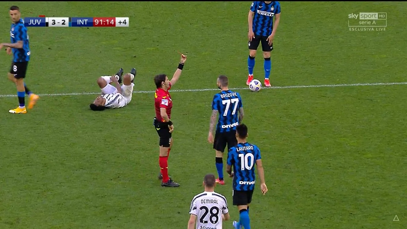 Anche l’Inter resta in 10, espulso Brozovic per doppia ammonizione