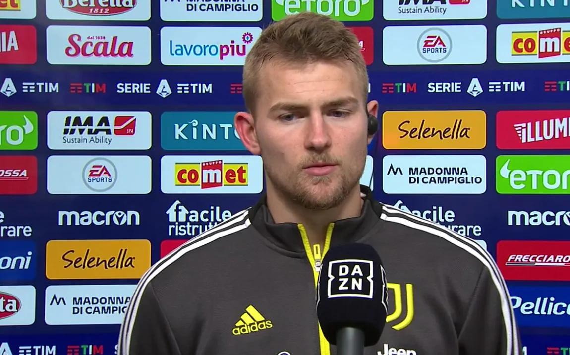De Ligt: “Dobbiamo migliorare, c’è un errore che mi fa arrabbiare”