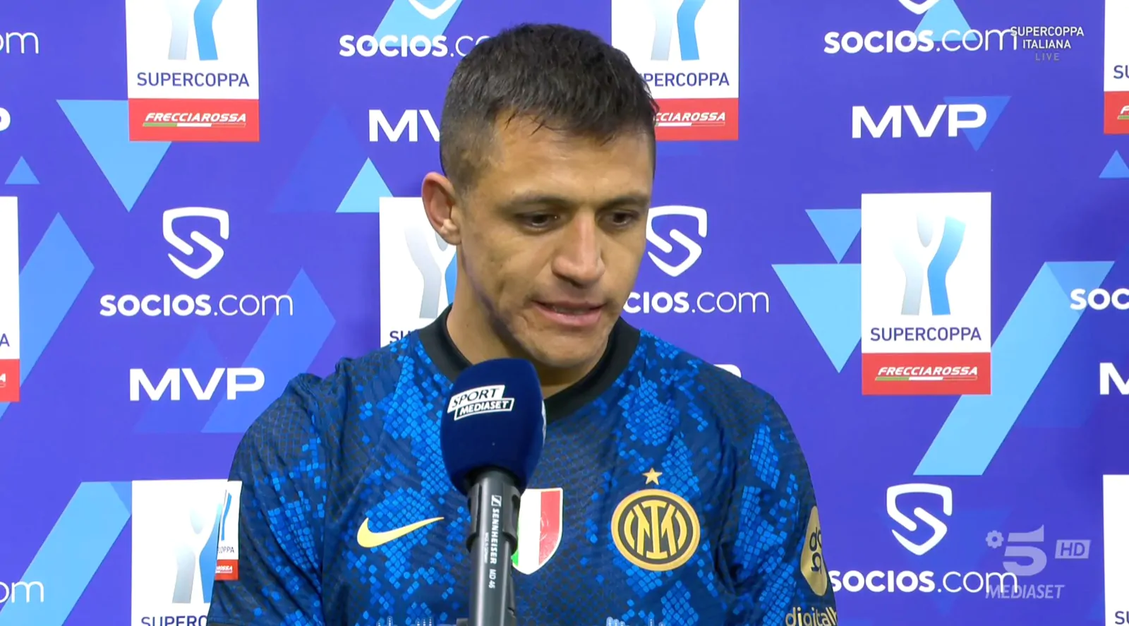 Sanchez show, il cileno attacca Conte nel post partita: “Ero un leone in gabbia”