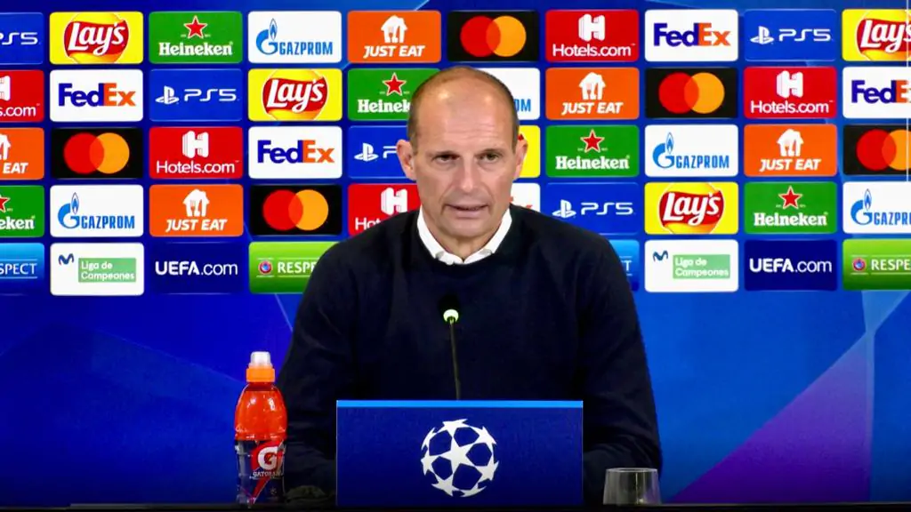 Allegri non si fida: “Succederà domani contro il Villarreal!”