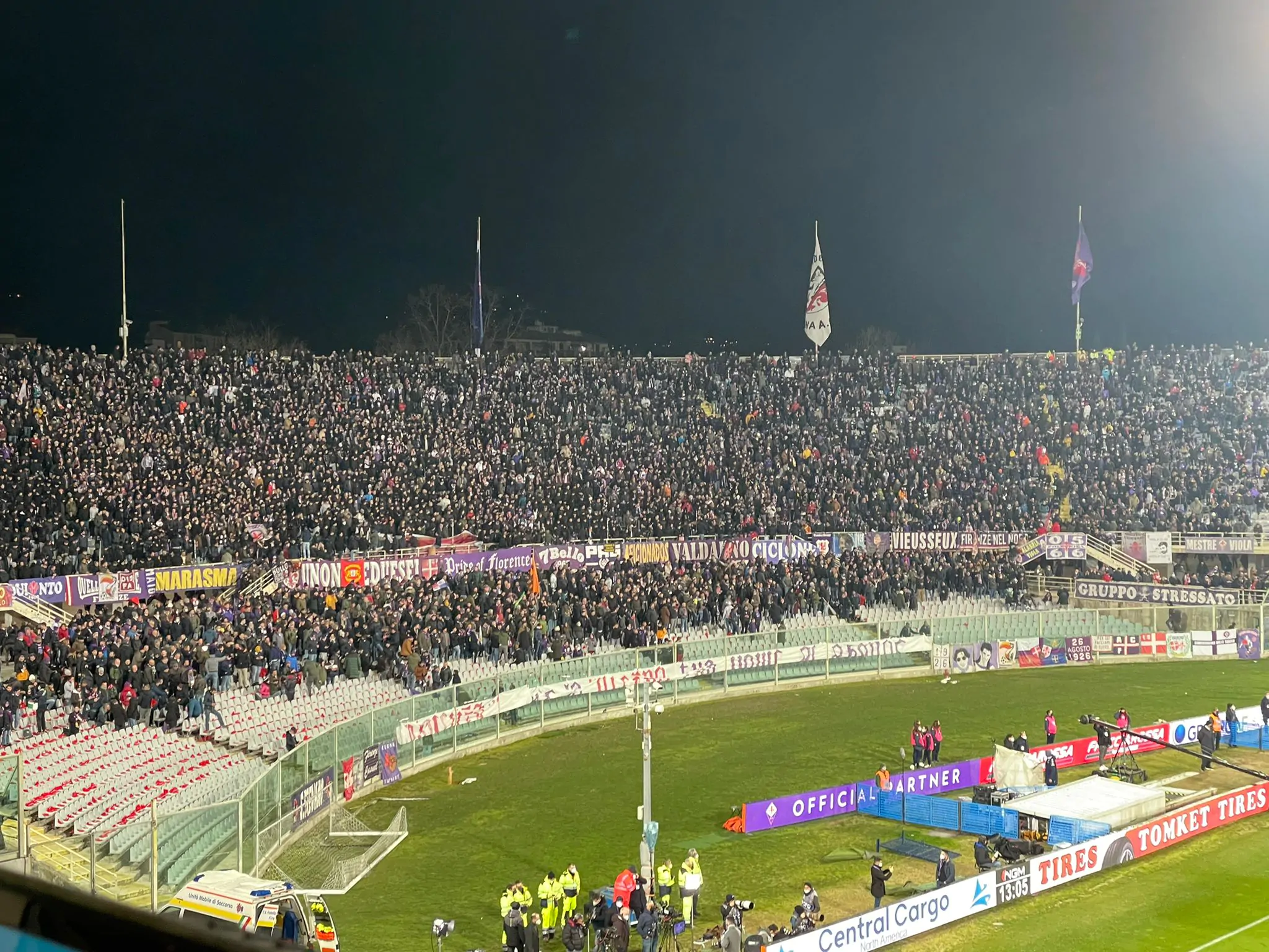 Grave al Franchi, cori razzisti dai tifosi della Fiorentina a Vlahovic