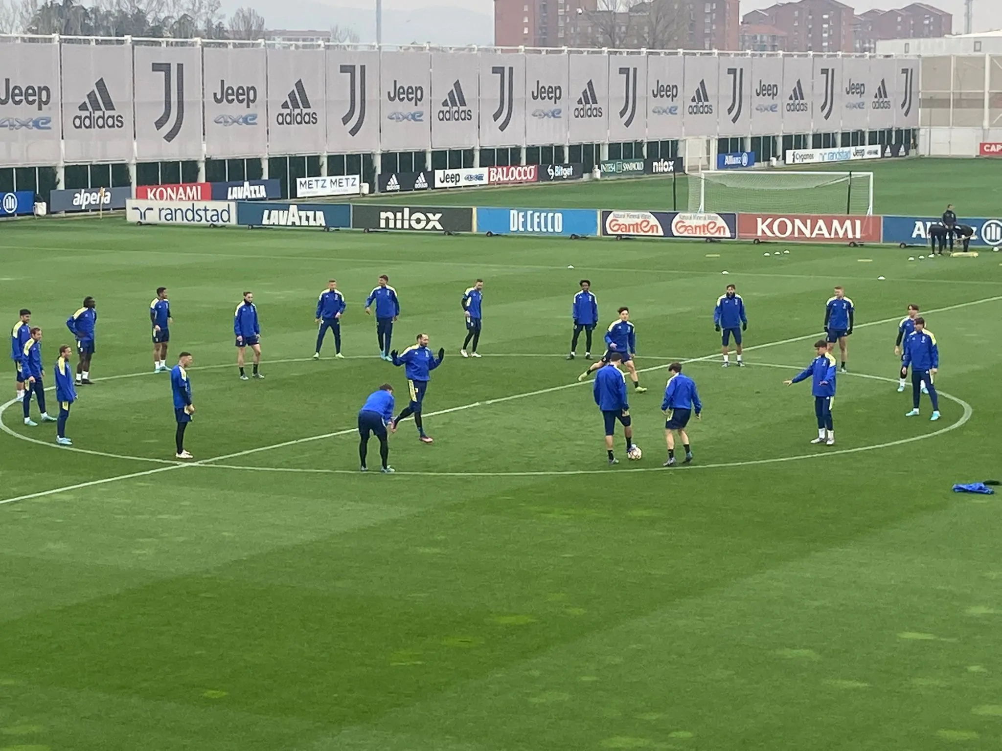 L’allenamento della Juve alla vigilia: gli aggiornamenti dalla Continassa