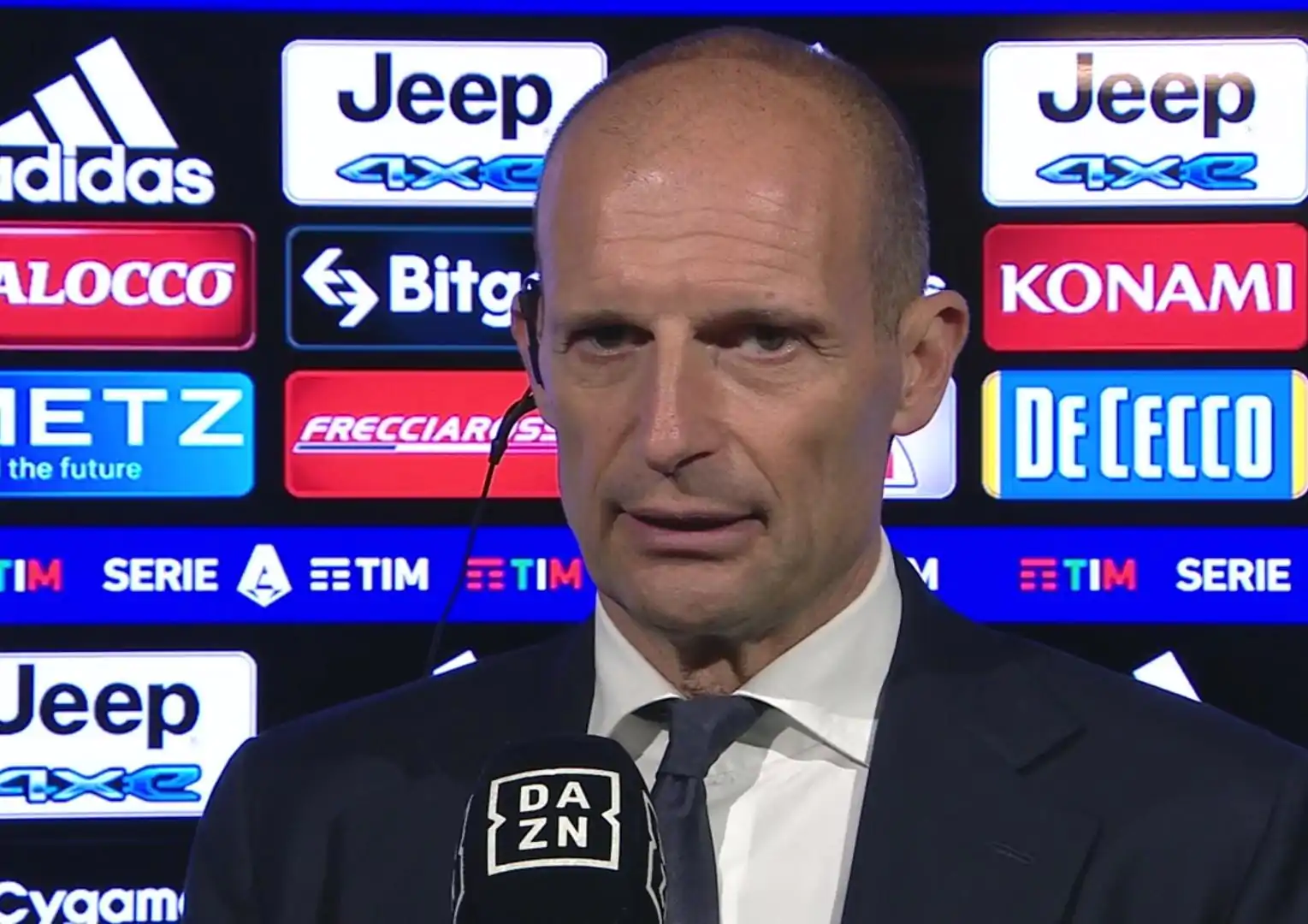 Rigore all’Inter e Juve in corsa scudetto: risposta infastidita di Allegri