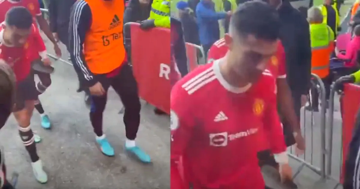 VIDEO – Cristiano Ronaldo lo ha fatto a fine partita: aperta un’indagine!