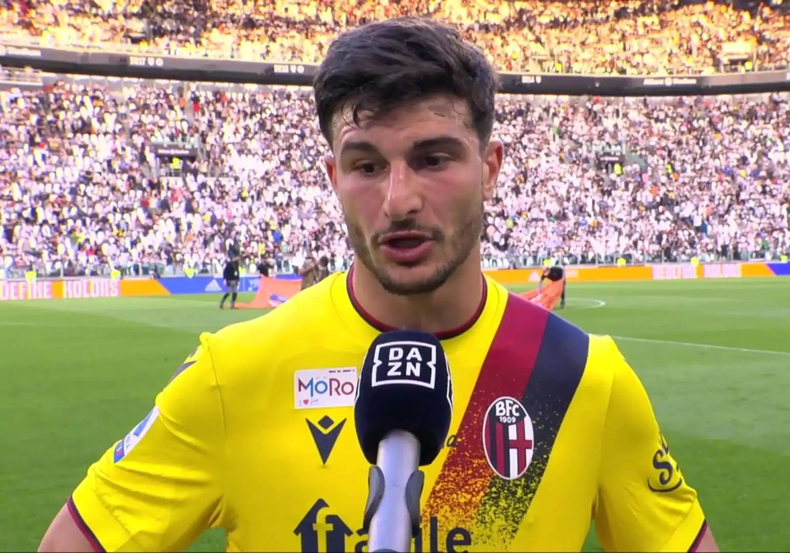 Orsolini all’intervallo: “Vogliamo mettere in difficoltà la Juve, però ho commesso un errore”