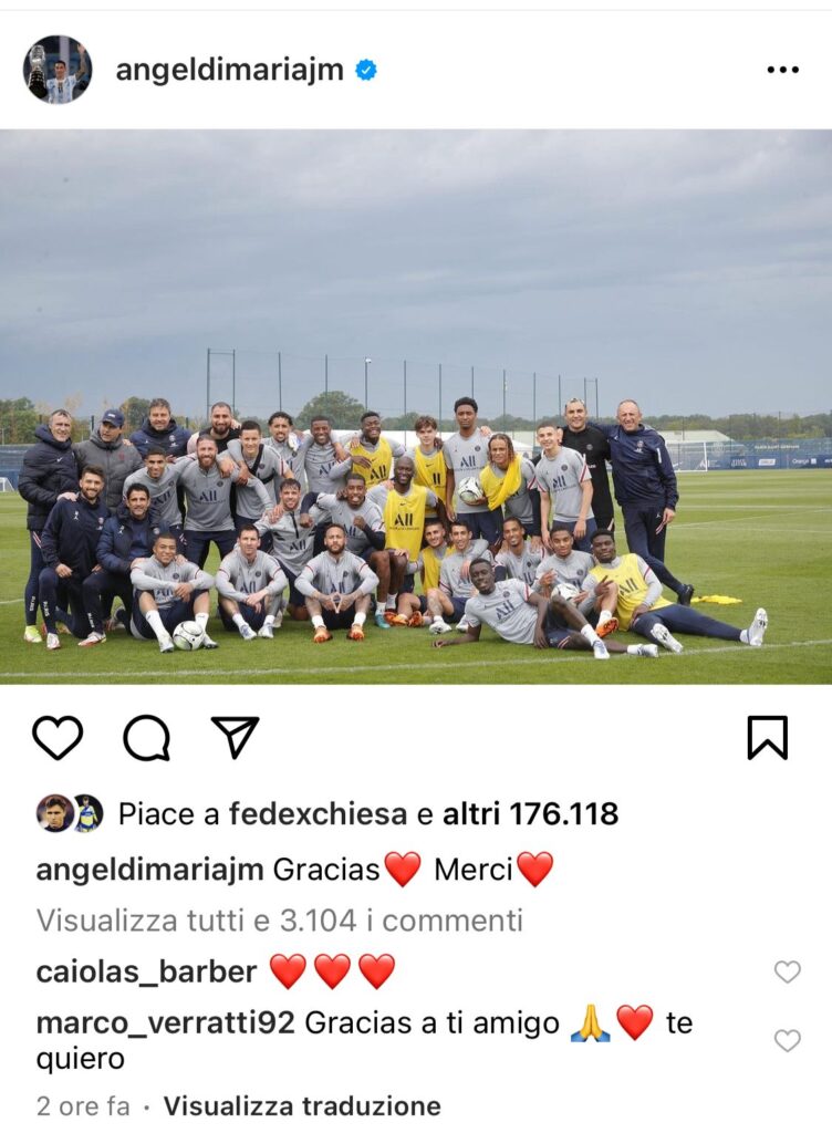 Di Maria alla Juve: arriva l'indizio social da una stella bianconera?