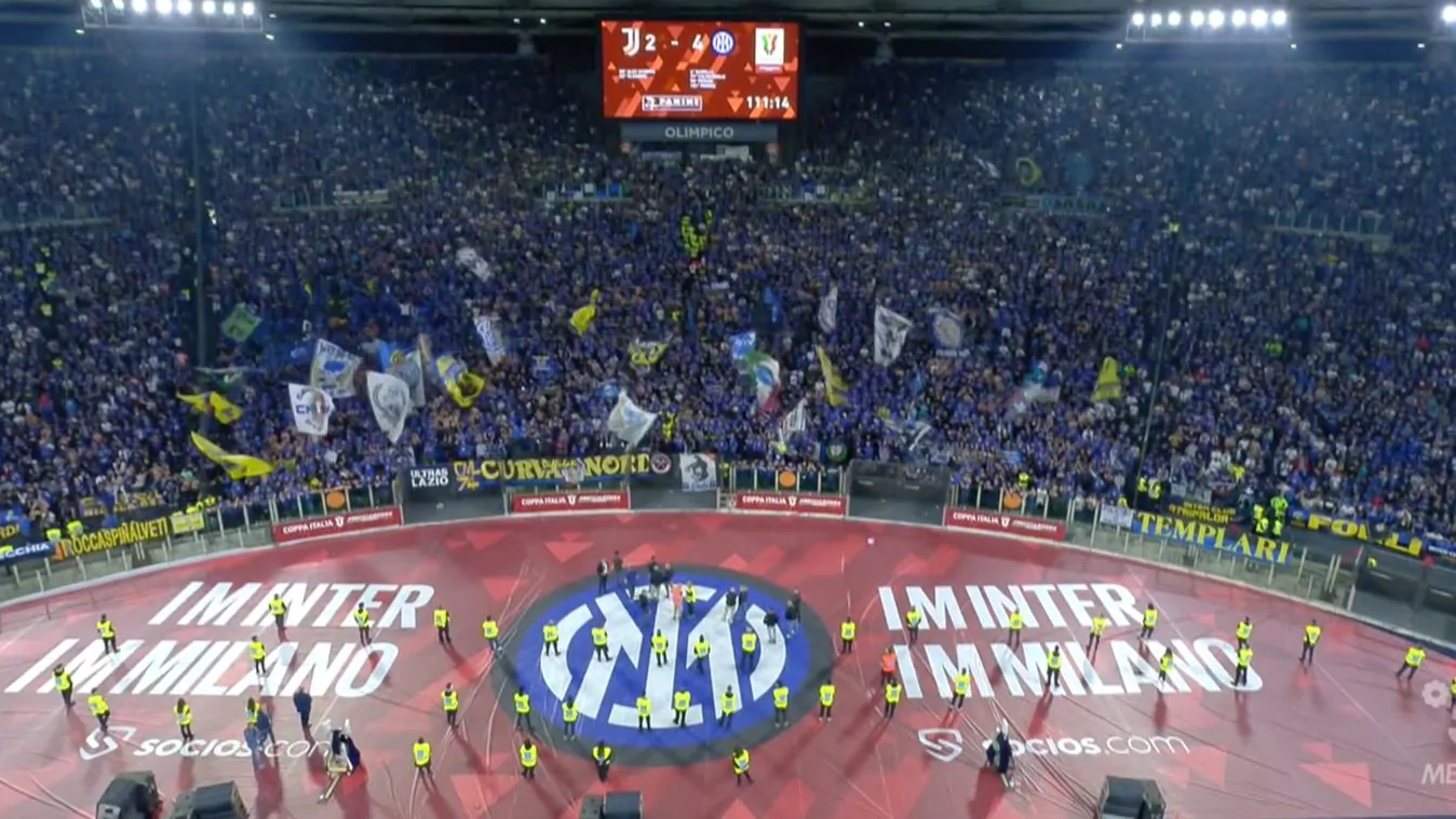 Sfottò alla Juve dai tifosi dell’Inter: “Tornerete in Serie B!”