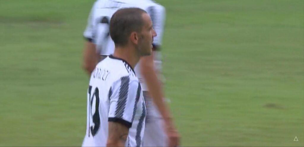 Bonucci, Juventus, gesto
