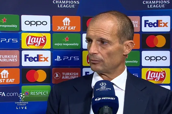 Allegri rammaricato: “Dobbiamo vederla come un’occasione persa”, poi risponde alle critiche a Vlahovic!