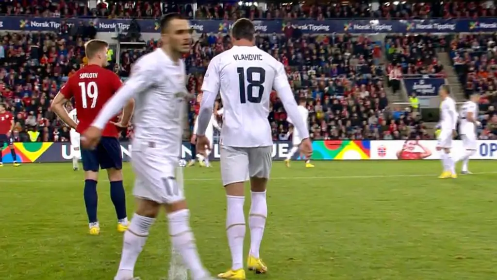 Kostic e Vlahovic show: è successo durante Norvegia-Serbia!