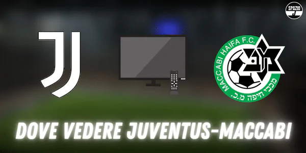 Dove vedere Juventus Maccabi Haifa