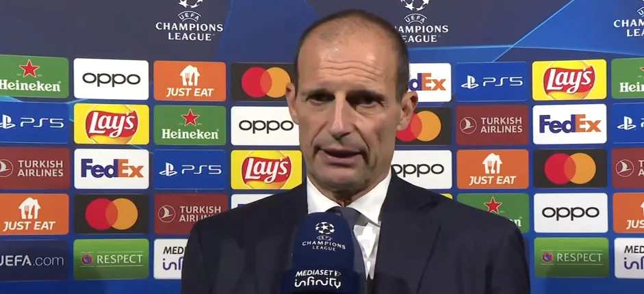 Allegri: “Soddisfatti per la qualificazione in Europa League”, poi il commento su Chiesa
