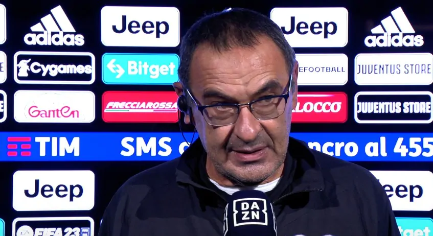 Sarri a sorpresa: “Il risultato è eccessivo”